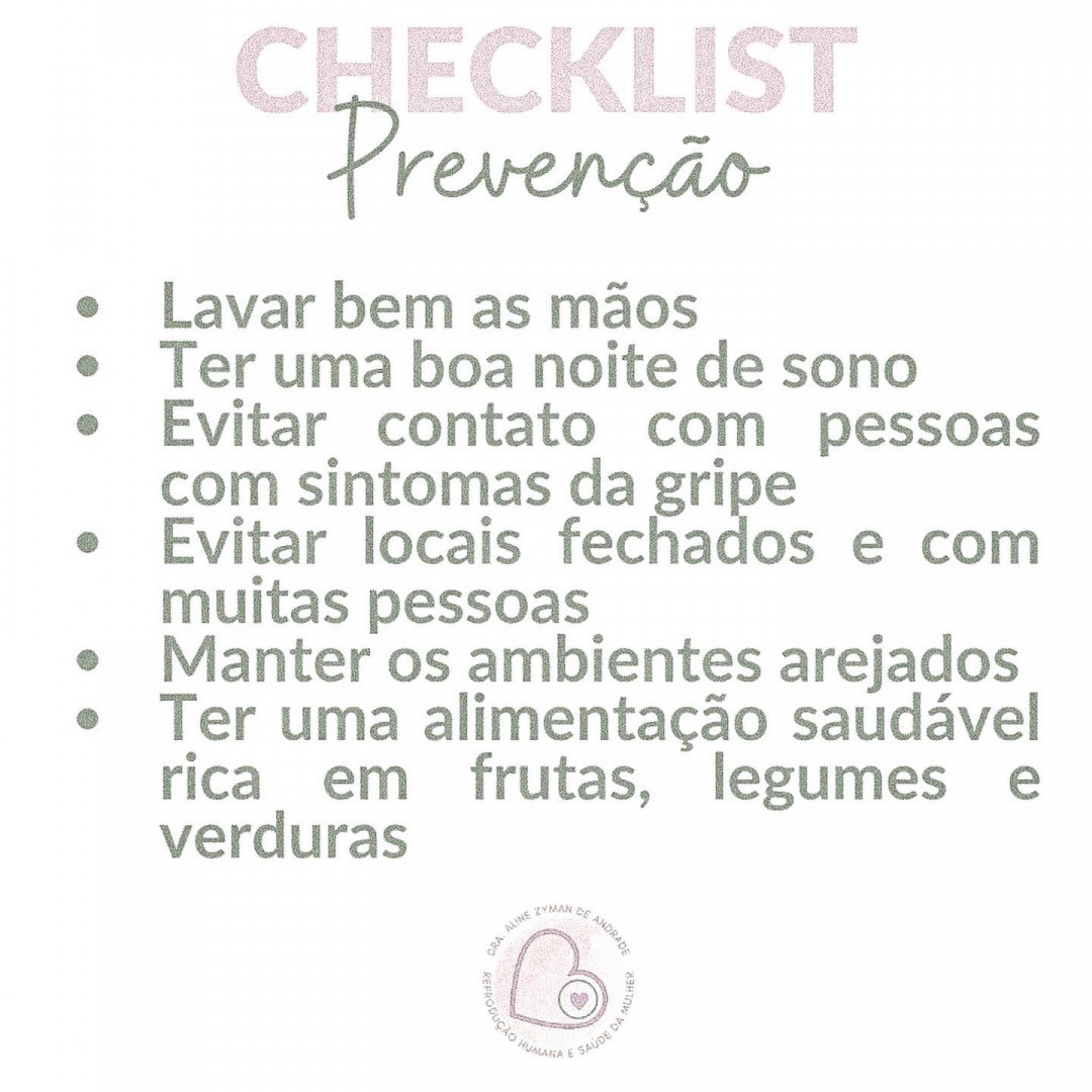 Checklist prevenção